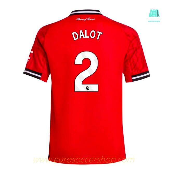 2025-2026 Man Utd Home Shirt (Kids) (Dalot 2)