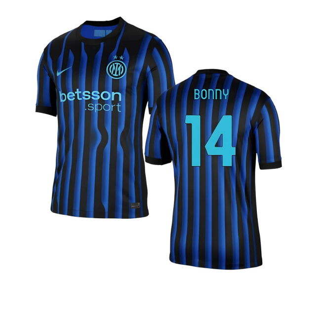 Match Day Inter Inter Milan Home Shirt Bonny #14 High Performance ...