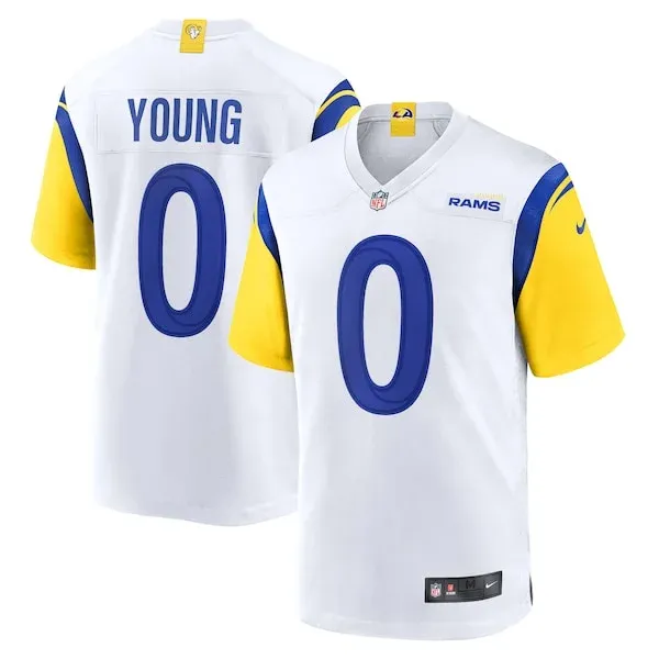 Los Angeles Rams Game NFL Jersey - White | Authentic Football Apparel