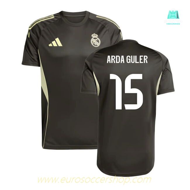 2025-2026 Real Madrid Training Jersey (Utility Grey) (Arda Guler 15)