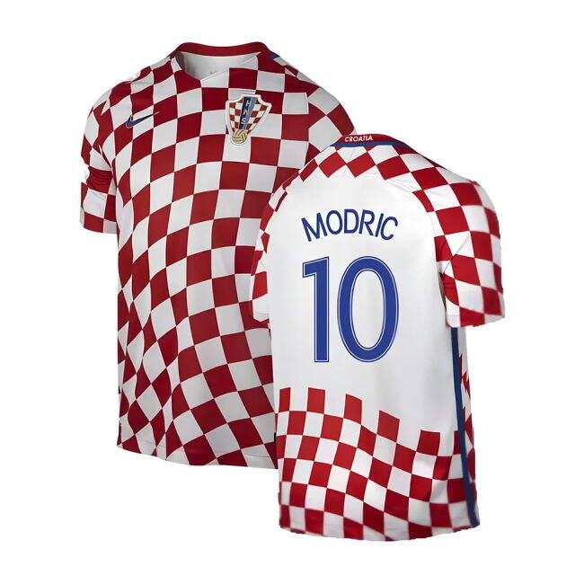 Modric 10 Fan Quality Croatia Home Fan Shirt (Adults)
