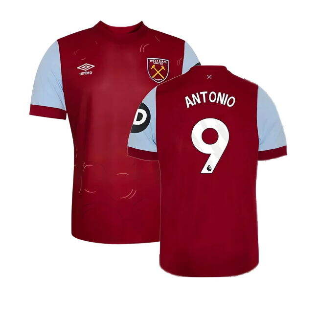 ANTONIO 9 West Ham Soccer Club Supporter Shirt - Kids Version