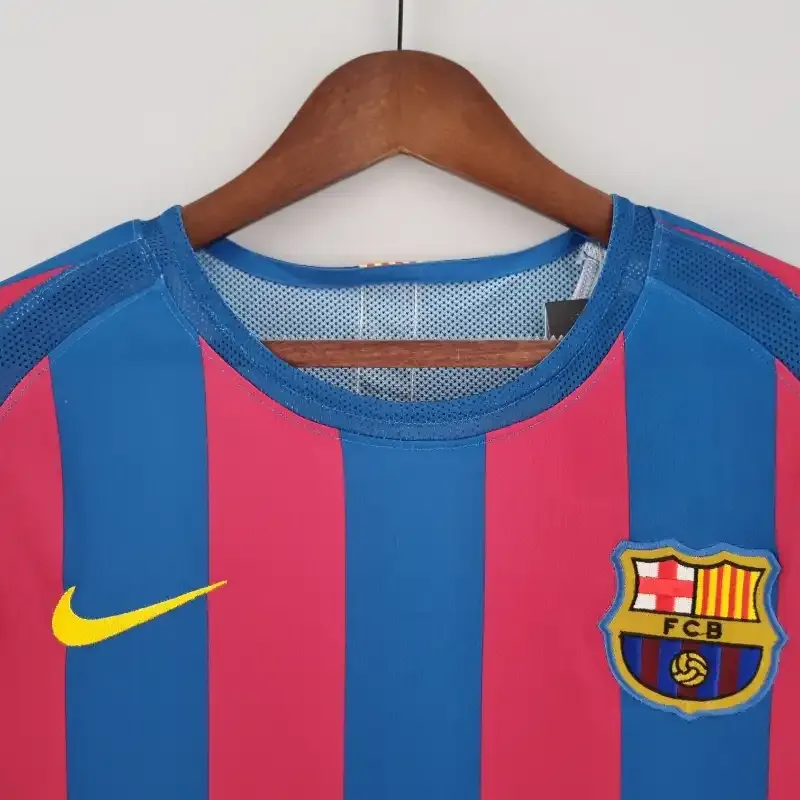 2005-2006 Barcelona Long Sleeve Jersey retro kit