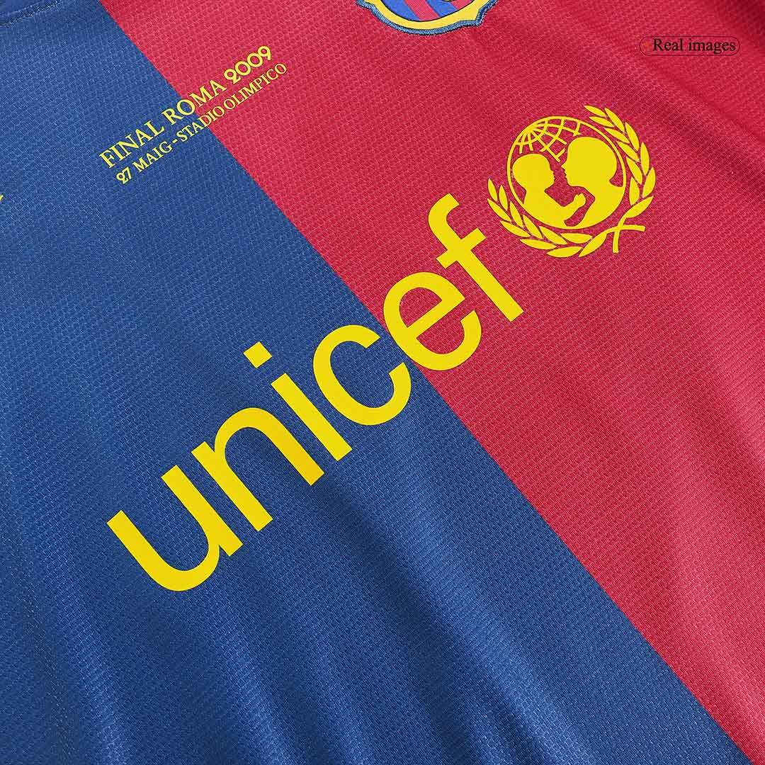 Retro ETO'O #9 2008/09 Barcelona Home  Soccer Jersey Authentic Kit