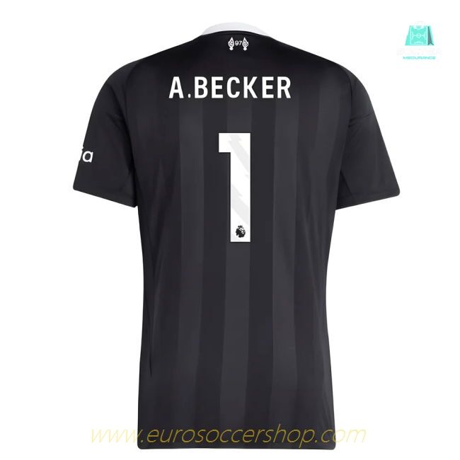 2025-2026 Liverpool Third Goalkeeper Shirt (Black) (A.Becker 1)