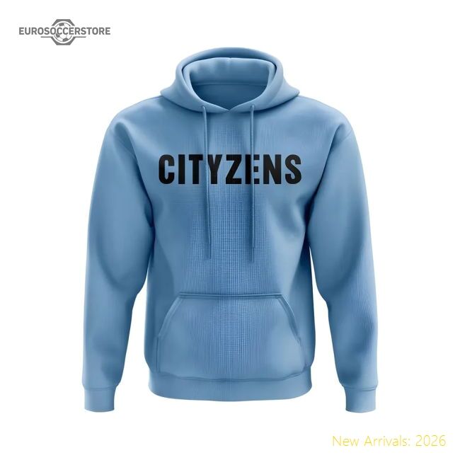 Official Manchester City Cityzens Hoody (sky Blue) - Premium Quality