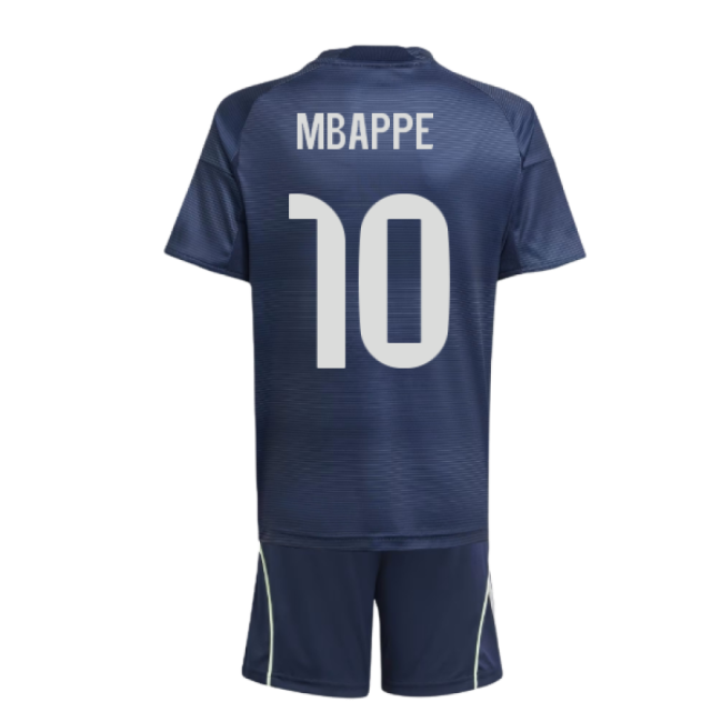 Mbappe 10 Licensed Copy Real Madrid Away Fan Jersey for Adults (1)