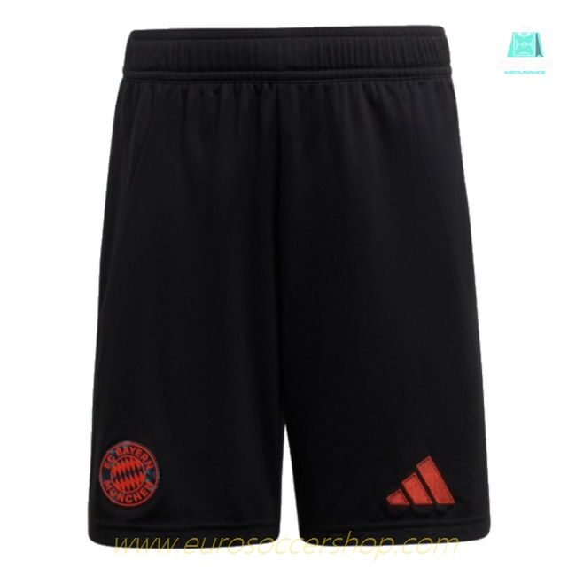 2024-2025 Bayern Munich Away Shorts (Black) - Kids