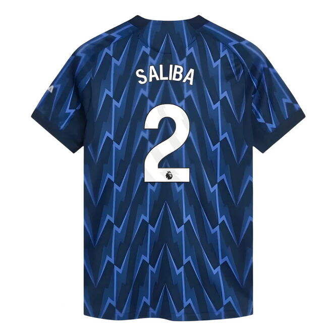 2025-20 Arsenal Authentic Away Soccer Jersey Saliba 2 L M Women S
