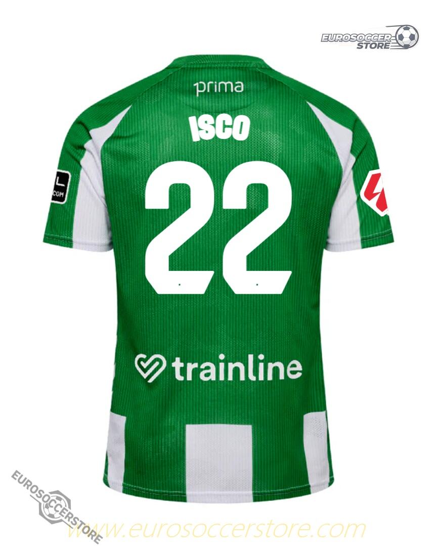 ISCO's Real Betis Home Jersey for the 22nd Season (25-26)