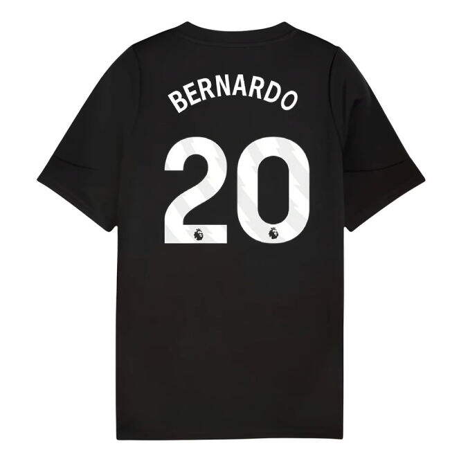 vintage 2025-2026 Man City Training Jersey (Black) - Kids (Bernardo...