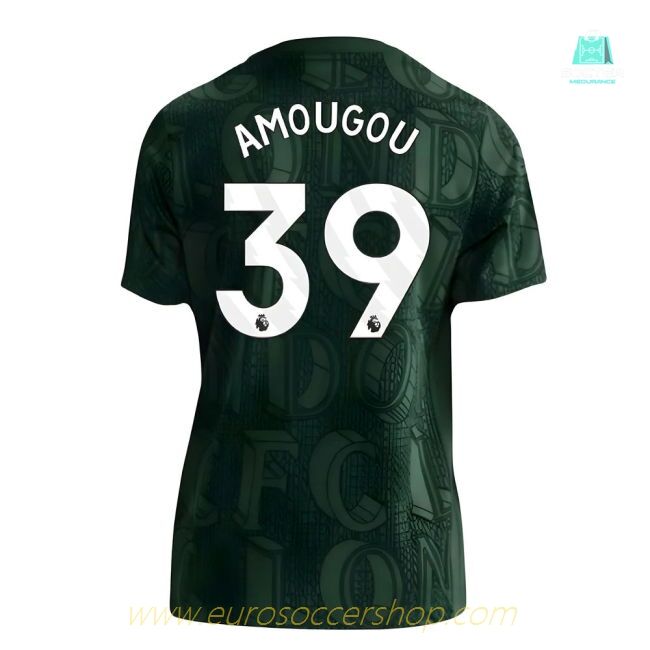 2025-2026 Chelsea Pre Match Shirt (Green) - Kids (Amougou 39)