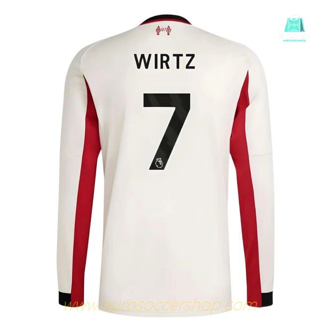 2025-2026 Liverpool Long Sleeve Away Shirt (Wirtz 7)