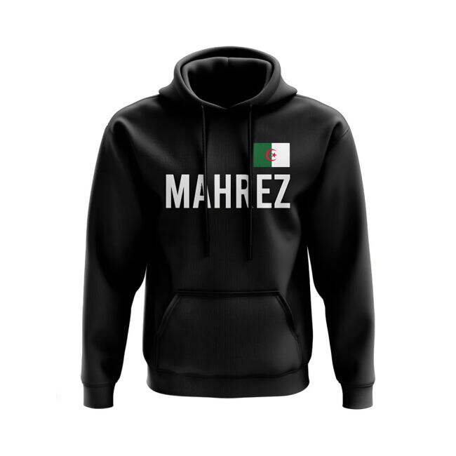 Riyad Mahrez Algeria Name Hoody (Black)