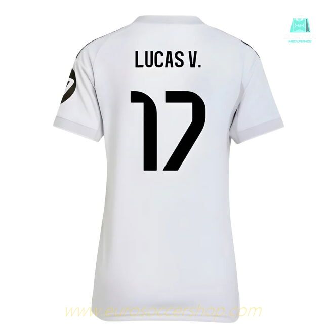 2025-2026 Real Madrid Home Shirt (Womens) (Lucas V. 17)