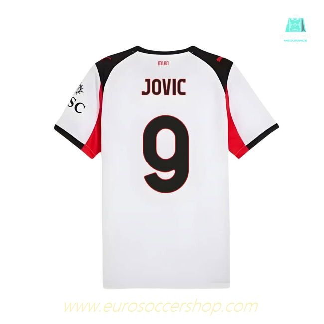 2025-2026 AC Milan Away Shirt (Jovic 9)