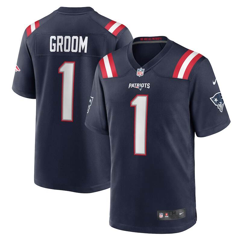 None Number 1 Groom New England Patriots Budget-Friendly Fan Apparel