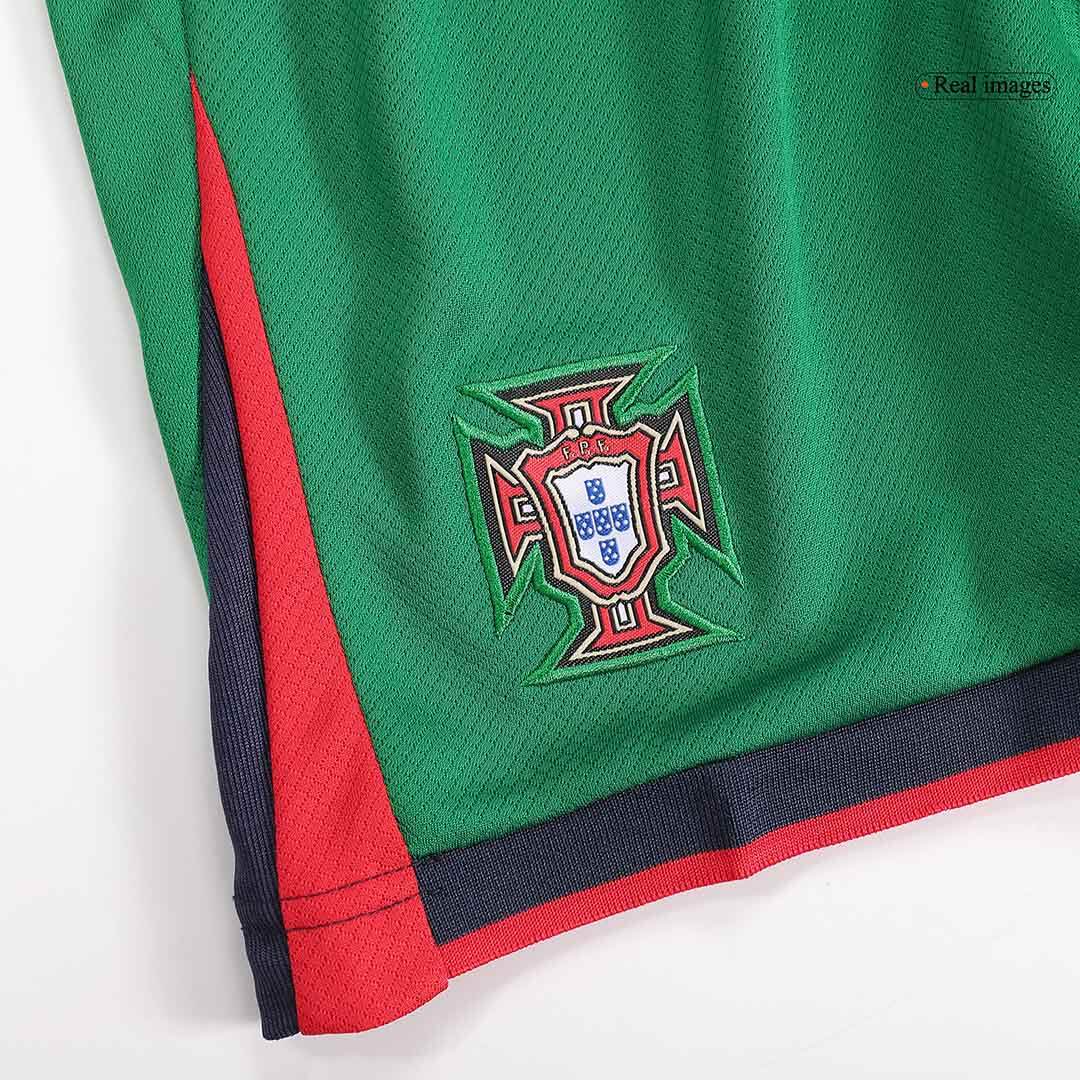 Kid's Portugal Home Jerseys Kit(Jersey+Shorts) Euro 2024 Authentic Kit