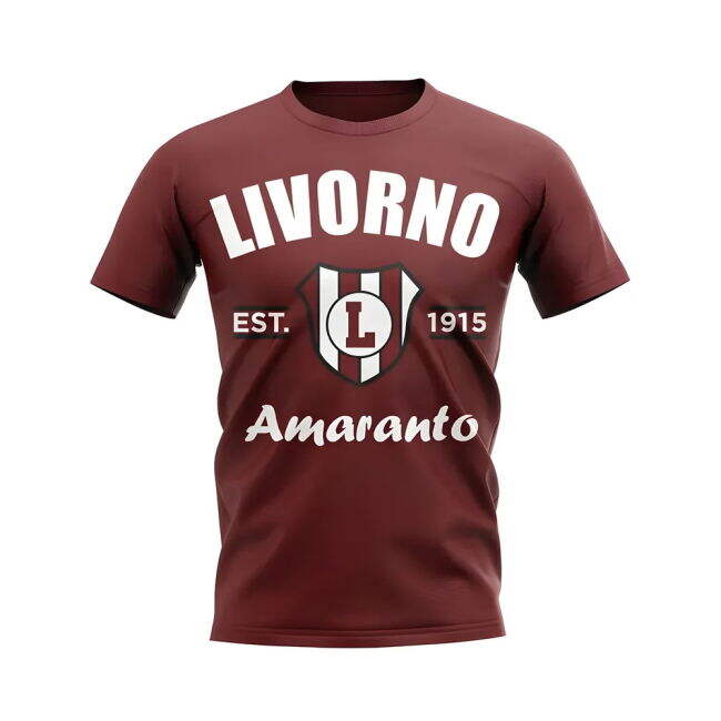 Livorno T-Shirt - Maroon (Unisex