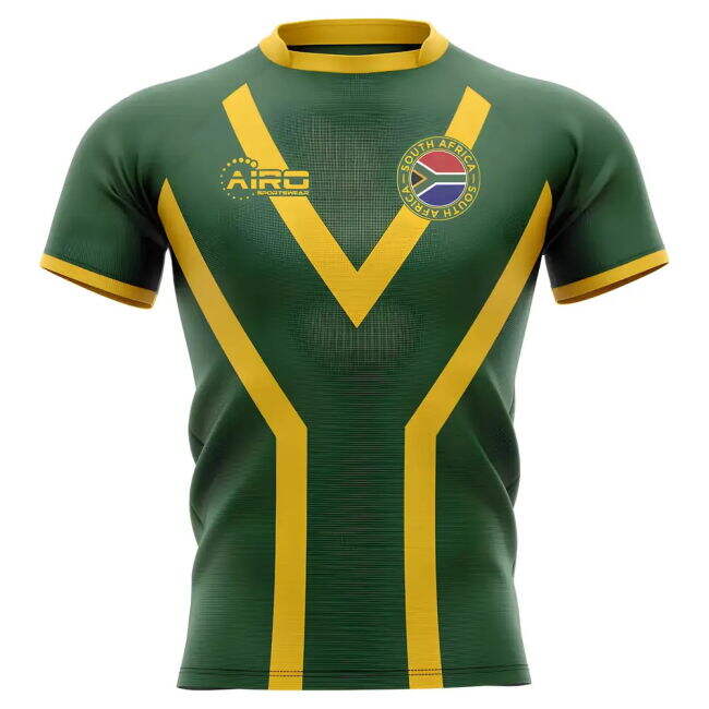 National 2025-2026 South Africa Springboks Flag Concept Rugby Shirt -