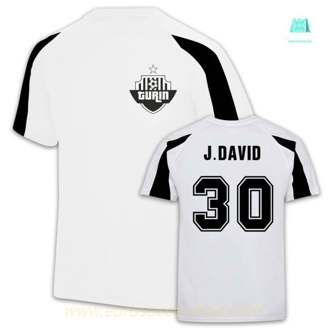 Jonathan David Juventus Sport Training Jersey (White)