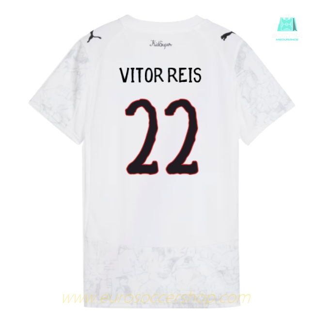 2025-2026 KIDSUPER x Manchester City CWC Shirt (White) - Womens (Vitor Reis 22)