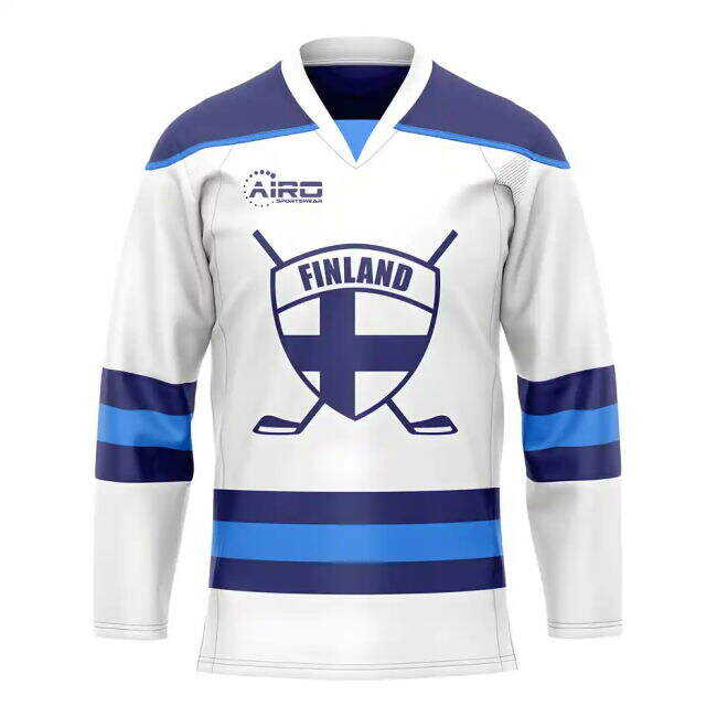 Low Cost Finland Home Ice Hockey Shirt Avant-garde