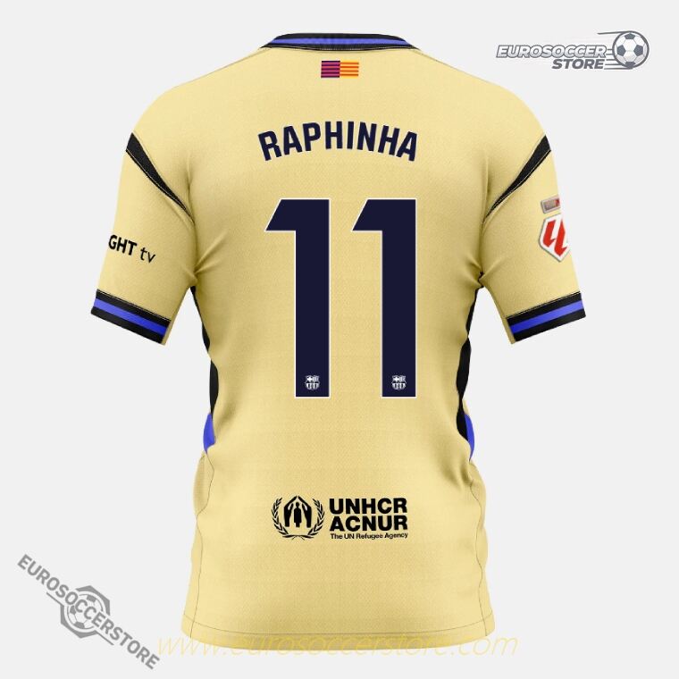 Barcelona Away X Kobe Bryant RAPHINHA 11 Jersey 25-26 (Player Version)