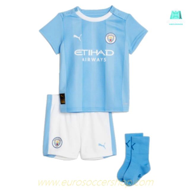 2023-2024 Man City Home Baby Kit (Your Name)