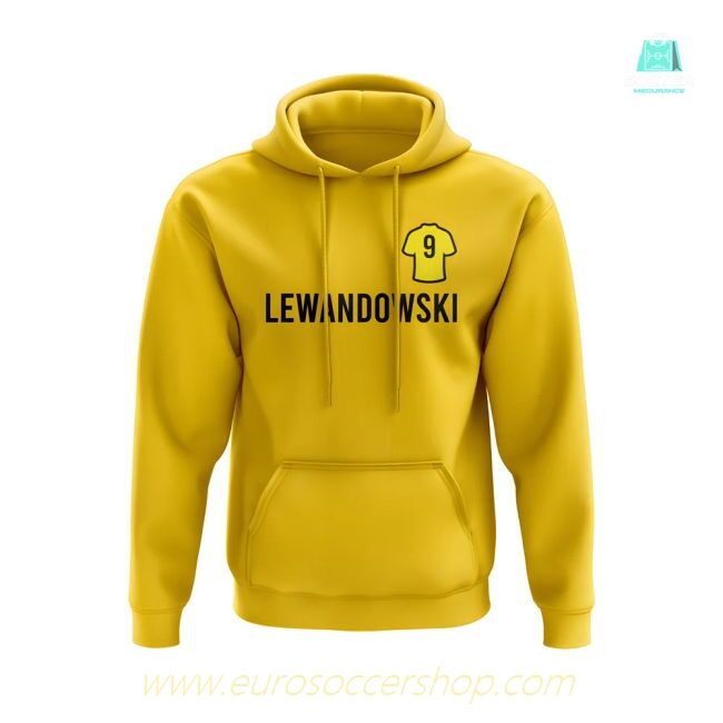 Robert Lewandowski Dortmund Number Hoody (Yellow)