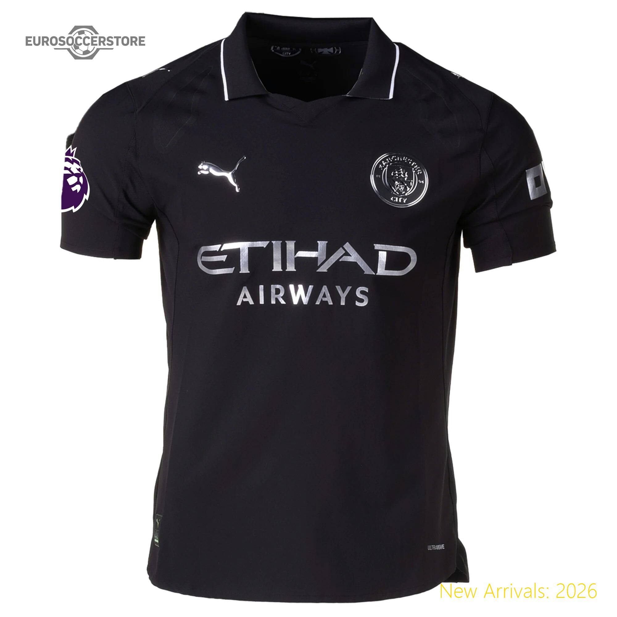 Stylish Men Superior Mci Football Star Away Jersey 2023