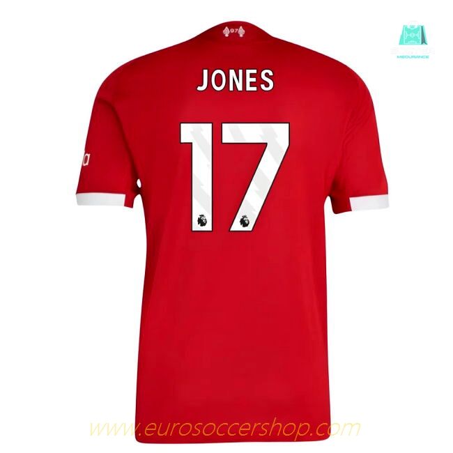 2025-2026 Liverpool Authentic Home Shirt (Jones 17)