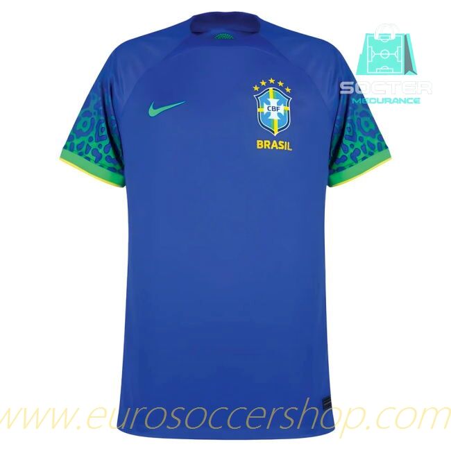 2022-2023 Genuine Brazilian National Team Away Football Shirt