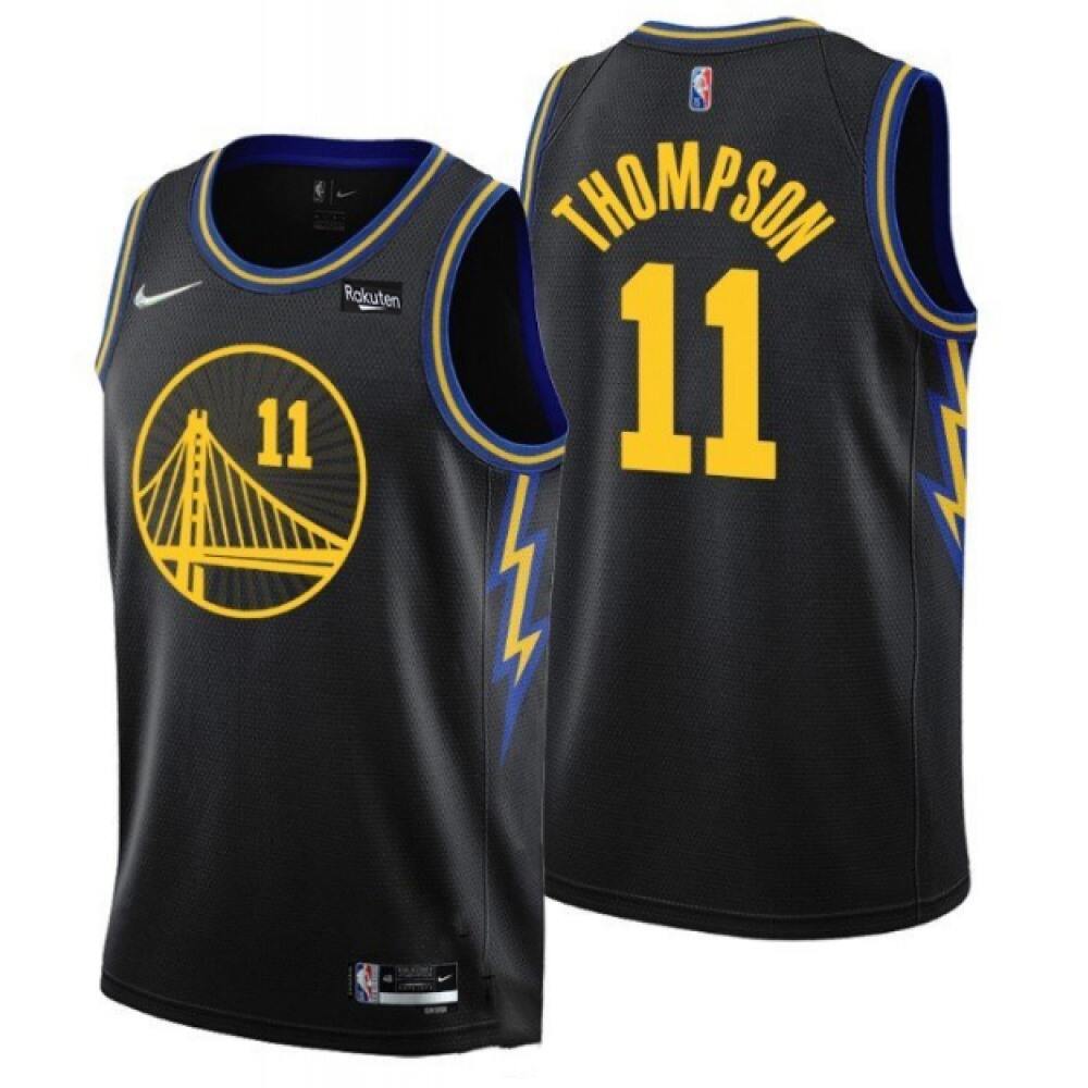 Elite Golden State Warriors 11 Black Jersey - - Basketball Fan Gear
