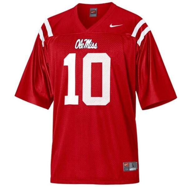 High Performance Youth #10 Eli Manning Youth(kids) Red Collection