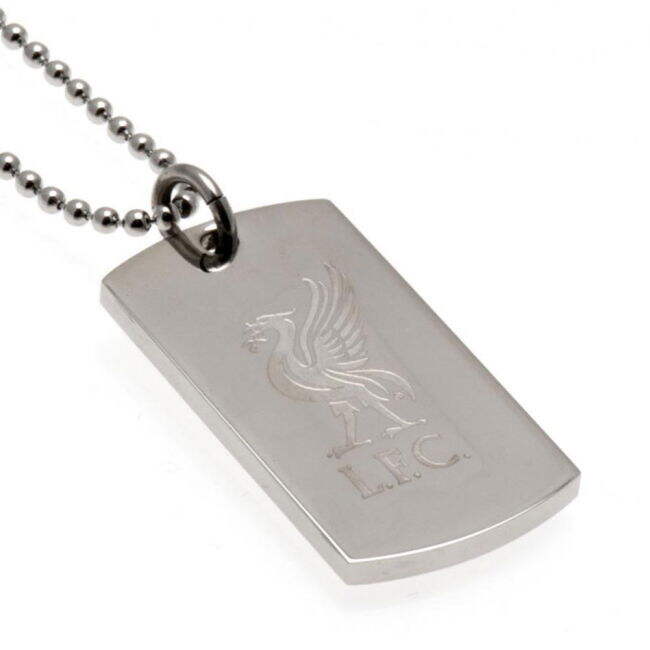 Liverpool FC Engraved Dog Tag & Chain LB - authentic style