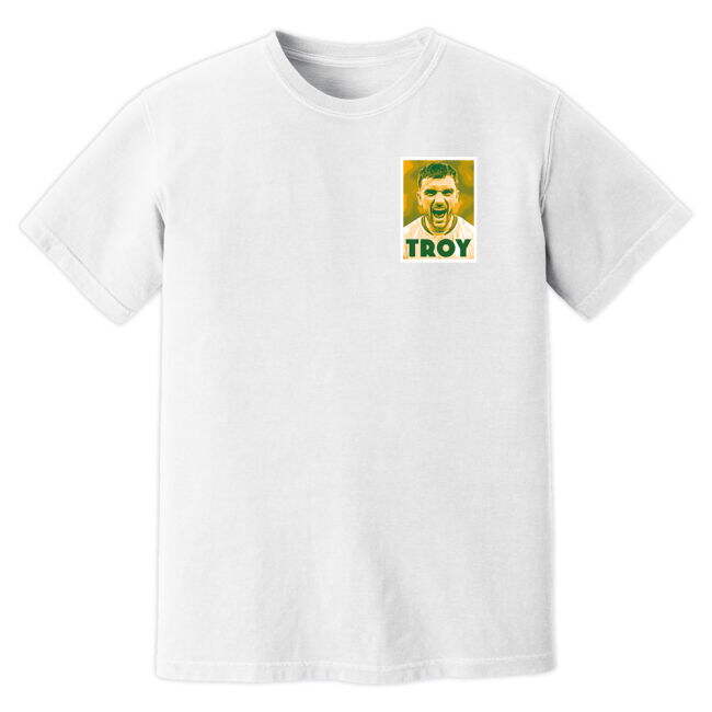Troy Parrott Number 7 T-Shirt (White) Quality Premium Oranje