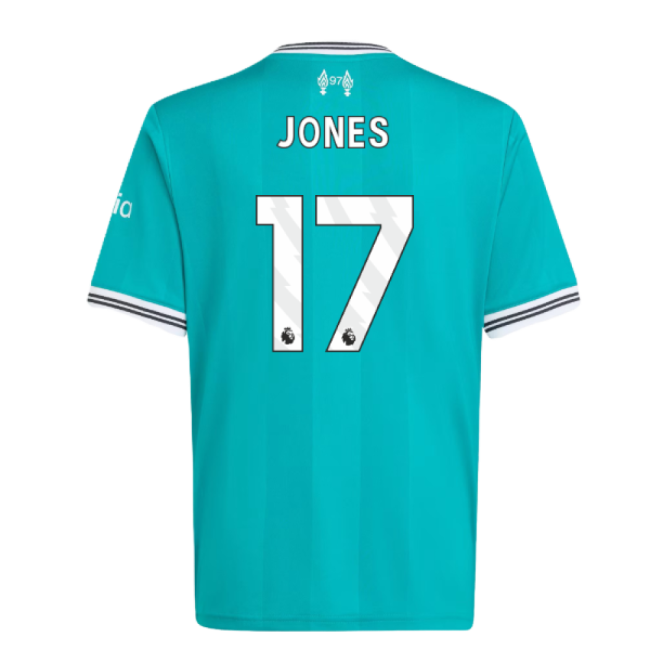 Licensed Liverpool Jones #17 Ultra Comfort 2024-2025 Season Shirt T...