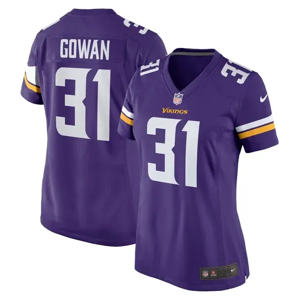 None Tay Gowan Game Jersey - Purple | NFL Player Jersey | NFL Football