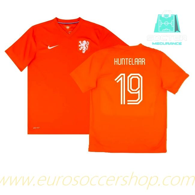 FIFA Approved Holland Home Jersey (Huntelaar 19)
