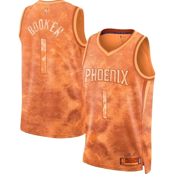 Devin Booker PHX Swingman Jersey - stylish Basketball - Orange