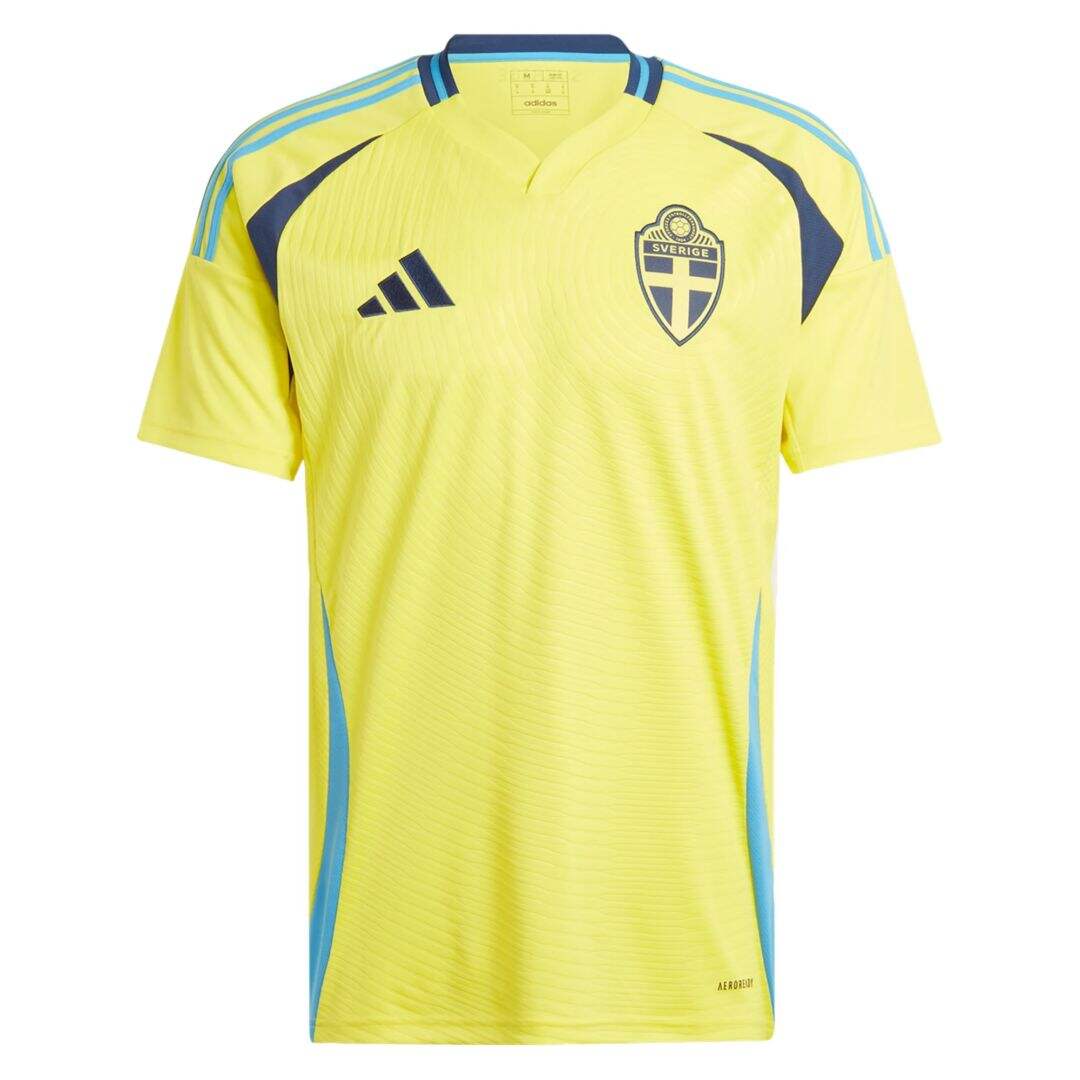 Sweden 2024 Home Yellow Football Shirt - Official Replica 26125