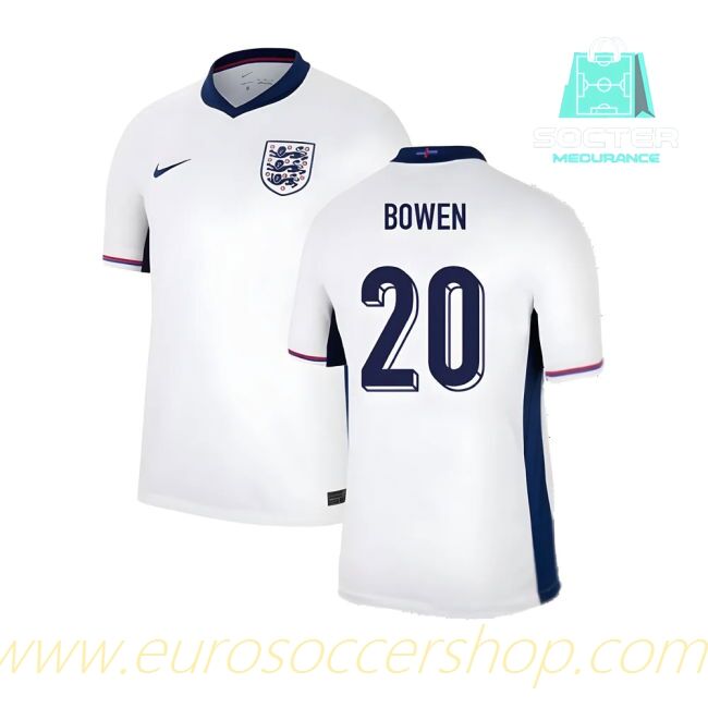 2024-2025 Season Three Lions Home Football Shirt (Bowen 20)
