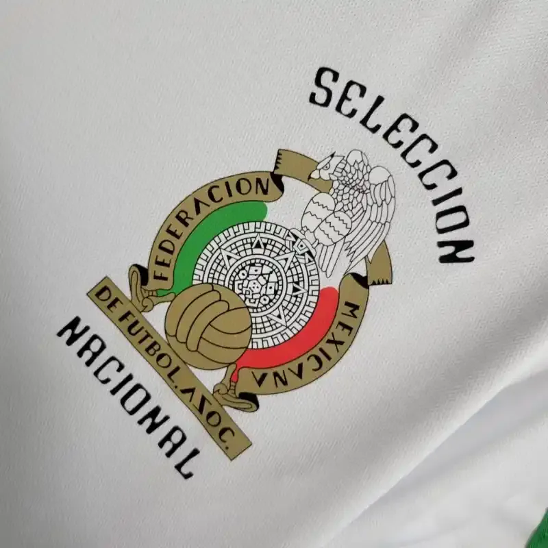 1985 Mexico White Special Edition Soccer retro kit