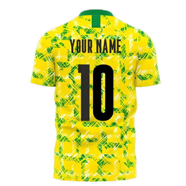 Norwich 1990s Home Concept Football Kit (Libero) (Your Name) (Colle...