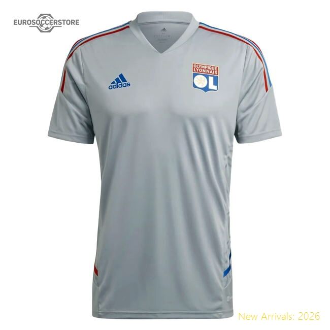 Genuine 2022-2023 Olympique Lyon Training Jersey (Halo Silver) (Castello Jr