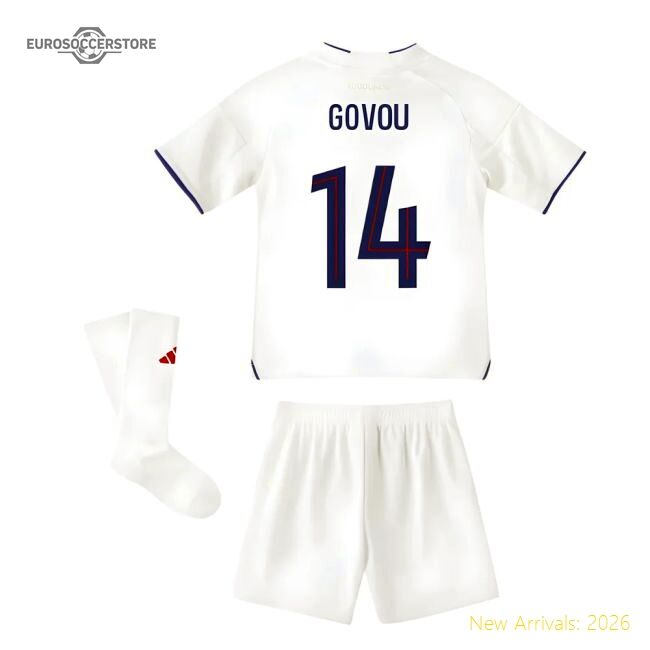 Match-Day 2025-2026 Olympique Lyon Home Mini Kit (Govou 14)