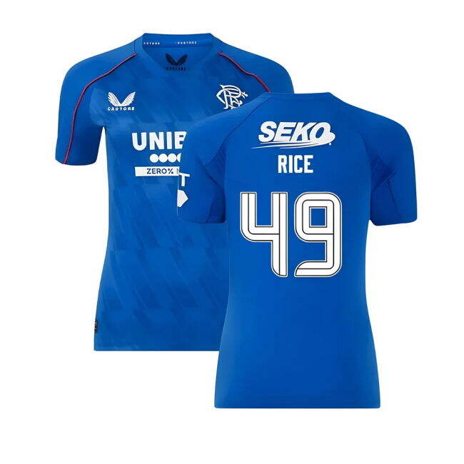 Glasgow Rangers First Kit R. 4 #9 Best Value Official Merchandise (v5)