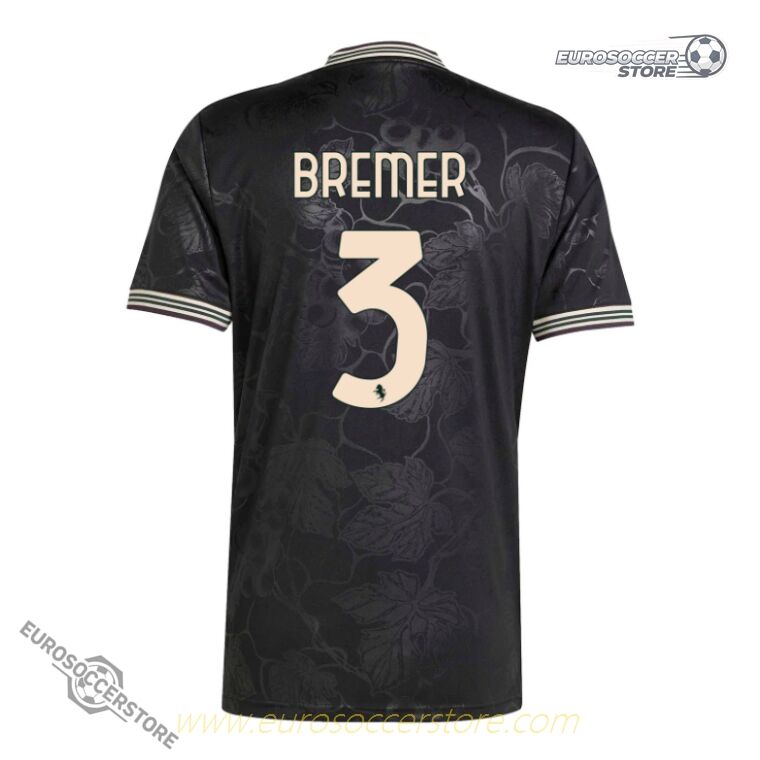 Juventus 25-26 Third Version BREMER 3 Football Jersey