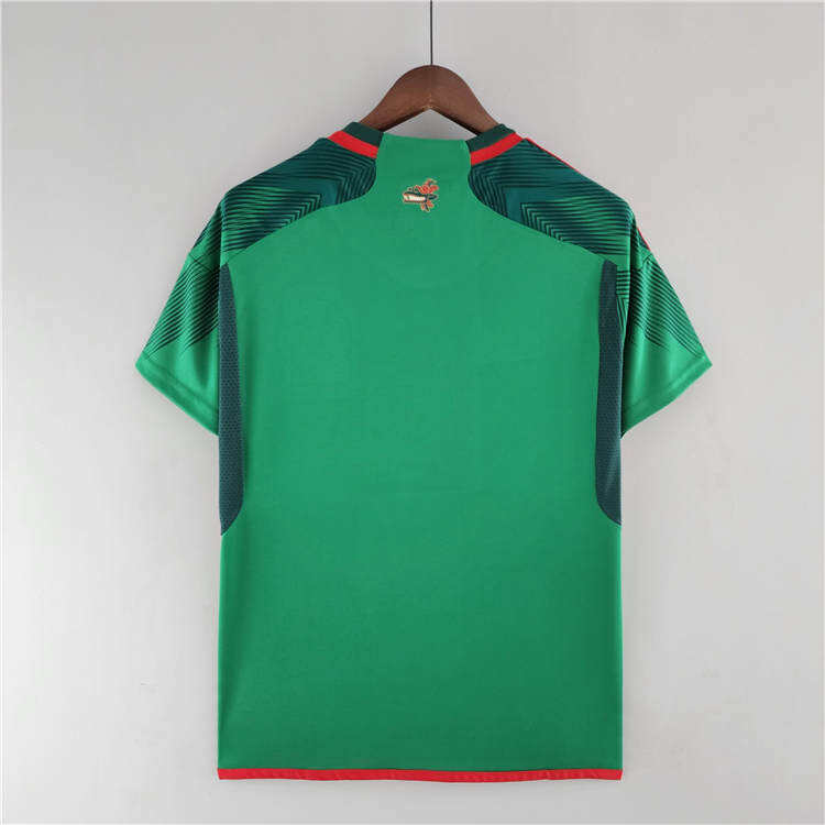 Durable 2022 MEXICO HOME GREEN SOCCER JERSEY FOOTBALL SHIRT